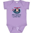 thumbnail image 3 of Inktastic Nonni Loves Me Baby Bear Boys Baby Bodysuit, 3 of 5