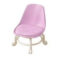 thumbnail image 3 of GUOOL Tabouret Roulant Bas avec Dossier Rotation 360 Degrés Petit Tabouret Roulant Confortable Rose, 3 of 9