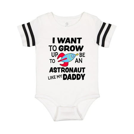 

Inktastic I Want To Grow up To Be an Astronaut Like My Daddy Gift Baby Boy or Baby Girl Bodysuit