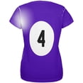 thumbnail image 2 of T-shirt pour Femmes de Costume de Quatre Balles de Billard d'Halloween, 2 of 2