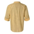 thumbnail image 3 of Caqnni Long Sleeve Henley Shirt for Men --Fitted Mens Henley Shirt--Gifts for Men (Khaki,S), 3 of 5