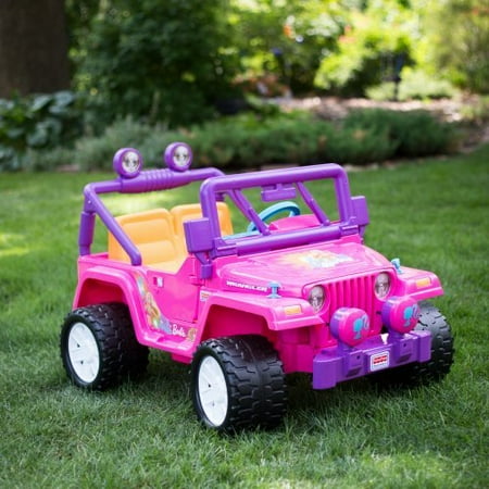 Fisher-Price Power Wheels Barbie Jeep Wrangler Battery ...