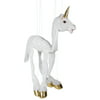 Sunny Toys WB992A 38 In. Four-Leg Large Marionette Unicorn - White