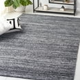 thumbnail image 2 of SAFAVIEH Mirage Lecia Striped Polyester Area Rug, Dark Grey/Ivory, 6' x 9', 2 of 11