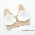 thumbnail image 5 of Vest Bra with Chest Pad Wire Free,Women Seamless Sports Bra for Gym, 5 of 10