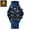 Blue black, variant on Premium Chronograph Watch – Waterproof Design, Silicone Band & Night Visibility