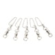 thumbnail image 1 of Giratorios Con Rodamiento De Bolas, Acero Inoxidable Resistente Al Desgaste, 20 Piezas, Giratorios A Presión De Pesca De Bloqueo Rápido A Prueba De Corrosión Para Agua Salada, 1 of 7