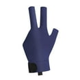 thumbnail image 1 of 3 dedos Glove Billiard Juego informal Ligero Pooker Pool Glove Azul negro izquierdo S, 1 of 8