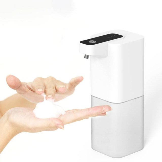 Jabón De Manos Con Detección Automática Dispensador De Rociador De Jabón A Prueba De Agua Con Rociador De Batería Recargable Incorporado Para Baño Cocina Comedor Yuarrent HA045547-01