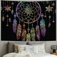thumbnail image 2 of BCIIG Dream Catcher Feathers Star Tapestry Wall Hanging Home Decor 40x60inch, 2 of 6