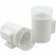 thumbnail image 3 of Soporte para cepillo de dientes eléctrico - Organizador de cepillos de dientes de pared de 3 piezas Adhesivos de pared ABS blancos, apto para mangos de 3,8 cm de diámetro, 3 of 5
