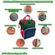 thumbnail image 2 of Mochila Pañalera Land Moderna Practica Bebes Térmica Oxford Verde Azul, 2 of 5