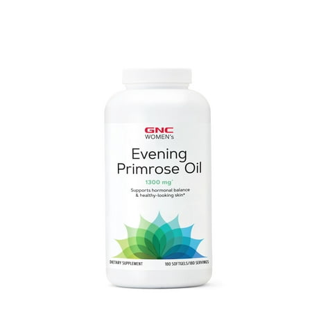 GNC Women's Evening Primrose Oil 1300mg, 180 (The Best Evening Primrose Oil)