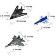 thumbnail image 5 of Toy Essentials 33" Aircraft Carrier Playset, 18 Fighter Jets, Military Vehicles, Plastic, 5 of 6