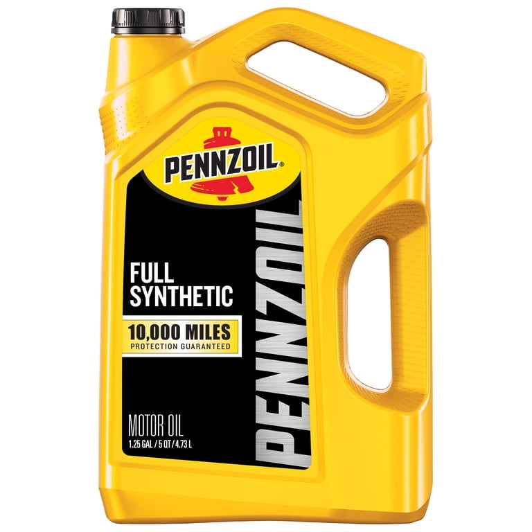 Pennzoil Full Synthetic 0W-20 Motor Oil, 5 Quart - Walmart.com