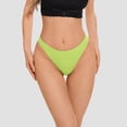 thumbnail image 2 of COMVALUE Sexy Lace Thongs Breathable Seamless Underwear for Women Comfortable V-waisted Soft Panty 1 Pack (Light Green, S), 2 of 4