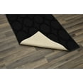 thumbnail image 4 of Garland Rug Sparta Black Indoor Runner Rug, 2' x 12', 4 of 5