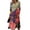 Hot Pink, variant on Summer Dresses for Women Long Sleeve V Neck Wrap Crossover Wedding Dresses Elegant Formal Floral a Line Dress