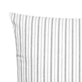 thumbnail image 2 of Better Homes & Gardens Feather Filled Woven Dashed Stripe Decorative Throw Pillows, 20"x20", Black, 2 Pack, 2 of 9