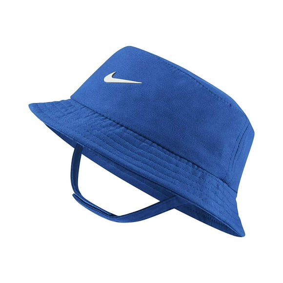 NIKE Dry Infant/Toddler Girls' Bucket Hat (Game Royal (7A2682-U89) / White, 2-4T)