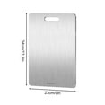 thumbnail image 3 of New Titanium Cutting Board Titanium Cutting Boards For Kitchen 1 Pack Double-sided Food-grade Titanium Cutting Board For Cutting Meats, 3 of 3