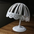 thumbnail image 6 of Luckymimi Hats Stand Adjustable Dome Design ABS Elastic Cap Showing Stand for Home 3, 6 of 13