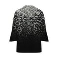 thumbnail image 5 of BangWanChi Summer Cardigans for Women Lightweight Women's Fashion Casual Printing V-Neck 3/4 Sleeve Loose Ladies Tops Blouses Cardigan, 5 of 5