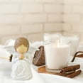 thumbnail image 4 of Praying Guardian Angel Figurine, Hand-Painted Resin Ornament for Home Decor Memorial Gift, 4 of 8