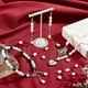 thumbnail image 2 of Aproximadamente 110 cuentas de perlas de agua dulce de 6 a 7 mm con forma de arroz blanco cremoso, perlas de agua dulce sueltas, perlas cultivadas naturales de agua dulce., 2 of 7