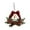 C, variant on Christmas Bell Decorations 13.8in Christmas Decorations Rattan Wreath Bells Bow Red Fruit Branch Door Hanging Christmas Window Decoration Pendant