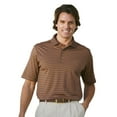 thumbnail image 1 of Monterey Club Men's Divot Stripe Texture Golf Polo Shirt #1625, 1 of 2