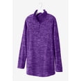thumbnail image 4 of Woman Within Plus Size Microfleece Quarter-Zip Pullover, 4 of 6