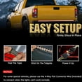 thumbnail image 4 of Tailgate Light Bar, for Pickup Trailer SUV RV Van Full Function Red Brake White Reverse Amber Turn Signal Double Flash Light No Drill Install, 4 of 7