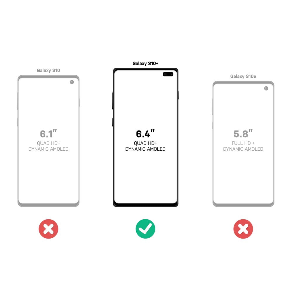 OtterBox Commuter Series Case for Galaxy S10+, Bespoke Way Blue