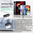 thumbnail image 2 of Paquete de 2 tapones antipolvo USB tipo C para iPad 10 Samsung Galaxy, 2 of 7