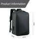 thumbnail image 5 of Mochila rígida antirrobo, mochila fina para ordenador portátil de negocios para hombres, bolsa para ordenador portátil resistente al agua con puerto USB, 5 of 7