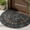ZY1015-18, variant on Semicircular Rubber Non Slip Front Door Mat, Door Mat Outdoor Indoor Entrance Welcome Doormat for Outside Inside Entry Entryway Dirt Trapper Welcome Mat for Muddy - Type R