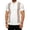 White, variant on Men's Golf Shirt Short Sleeve Quarter Zip Business Casual Textured Wrinkle Free Pullover Tops for Office Work to Weekend