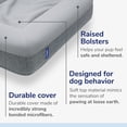 thumbnail image 2 of Casper Dog Bed, Plush Memory Foam, Large, Gray, 2 of 8