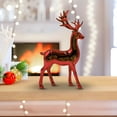 thumbnail image 6 of 2-Piece Colorful Deer Ornament Set - Exquisite Decor for Wine Cabinet, Living Room TV Stand, Home Shelf, Vibrant Colors, Durable Material, Adds Playful Ambiance to Home Space, B, 6 of 9