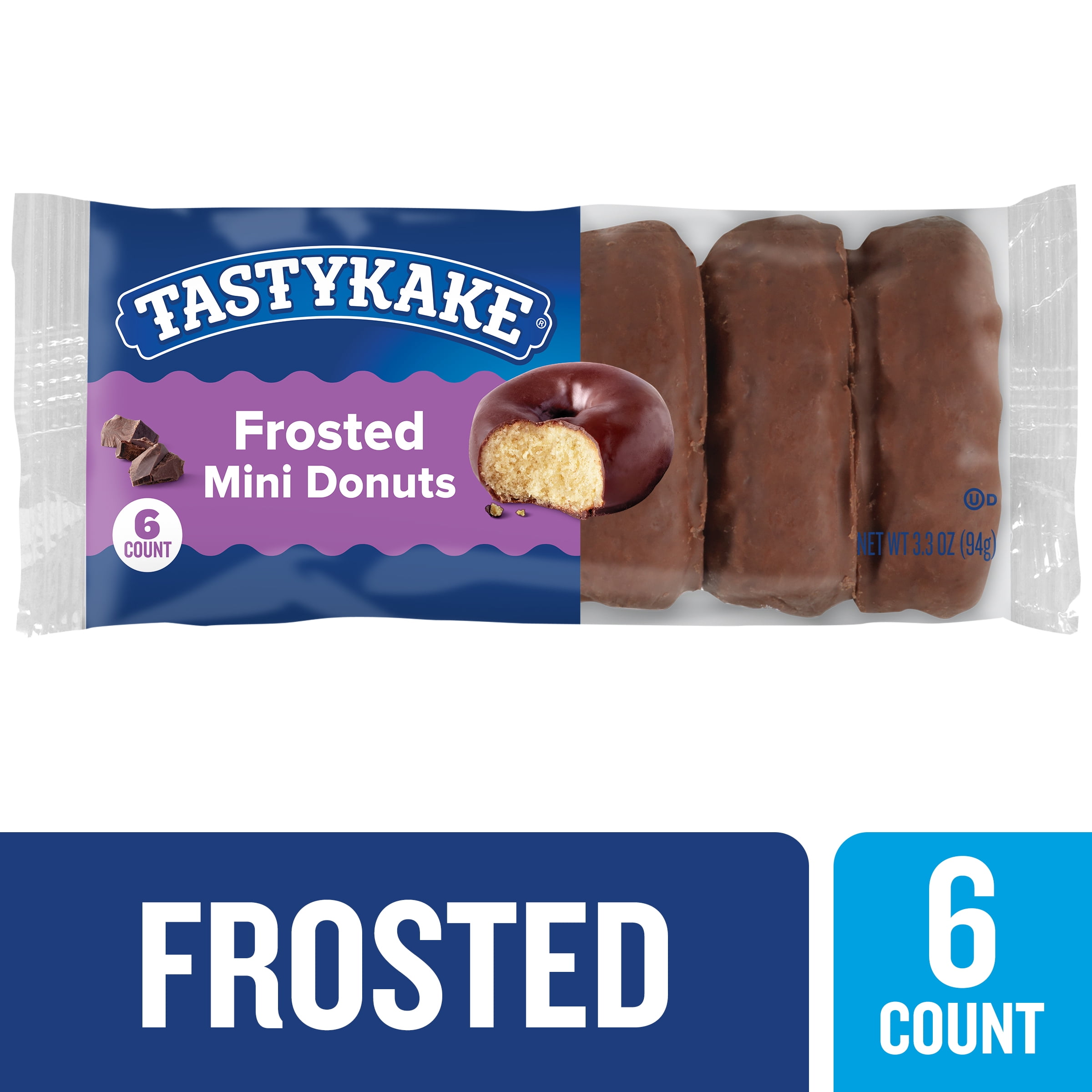 (5 pack) Tastykake Frosted Mini Donuts 6 count, 3.3oz