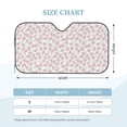 thumbnail image 3 of Bingfone Floral Car Windshield Sunshade,Sun Foldable Sun Shield Sun Visor for Car - Small, 3 of 8