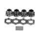 thumbnail image 3 of M17 Rueda de aluminio de 17 mm Ejes hexagonales Adaptador Tuerca con pasador para 1/8 RC Buggy Truggy Monster Truck HPI HSP Traxxas Losi Axial Kyosho Tamiya Redcat Himoto DF ZD Racing Crawler MABOTO Adaptador de rueda RC, 3 of 7