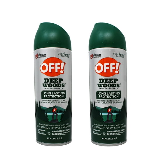 Raid Off Deep Woods Insect Repellent, 6 oz, 2 Pack
