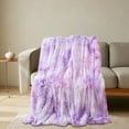 thumbnail image 7 of karymi Decorative Soft Throw Blanket for Couch Warm Cozy Velvet Flannel Blanket for All Seasons Lightweight Comfy Blanket for Sofa Bed Gifts for Women Weekly Deal Weekly Deal Tailgating, 7 of 7