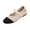 Black, variant on Women's Mary Jane Ballet Flat Shoes Dressy Foldable Knit Flats with Arch Support Comfortable for Casual Work Office