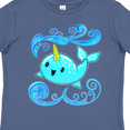 thumbnail image 4 of Inktastic Cute and Playful Narwhal Boys or Girls Toddler T-Shirt, 4 of 5