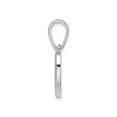 thumbnail image 4 of Sterling Silver Rhodium-Plated Black Onyx Reversible Heart Pendant, 4 of 4