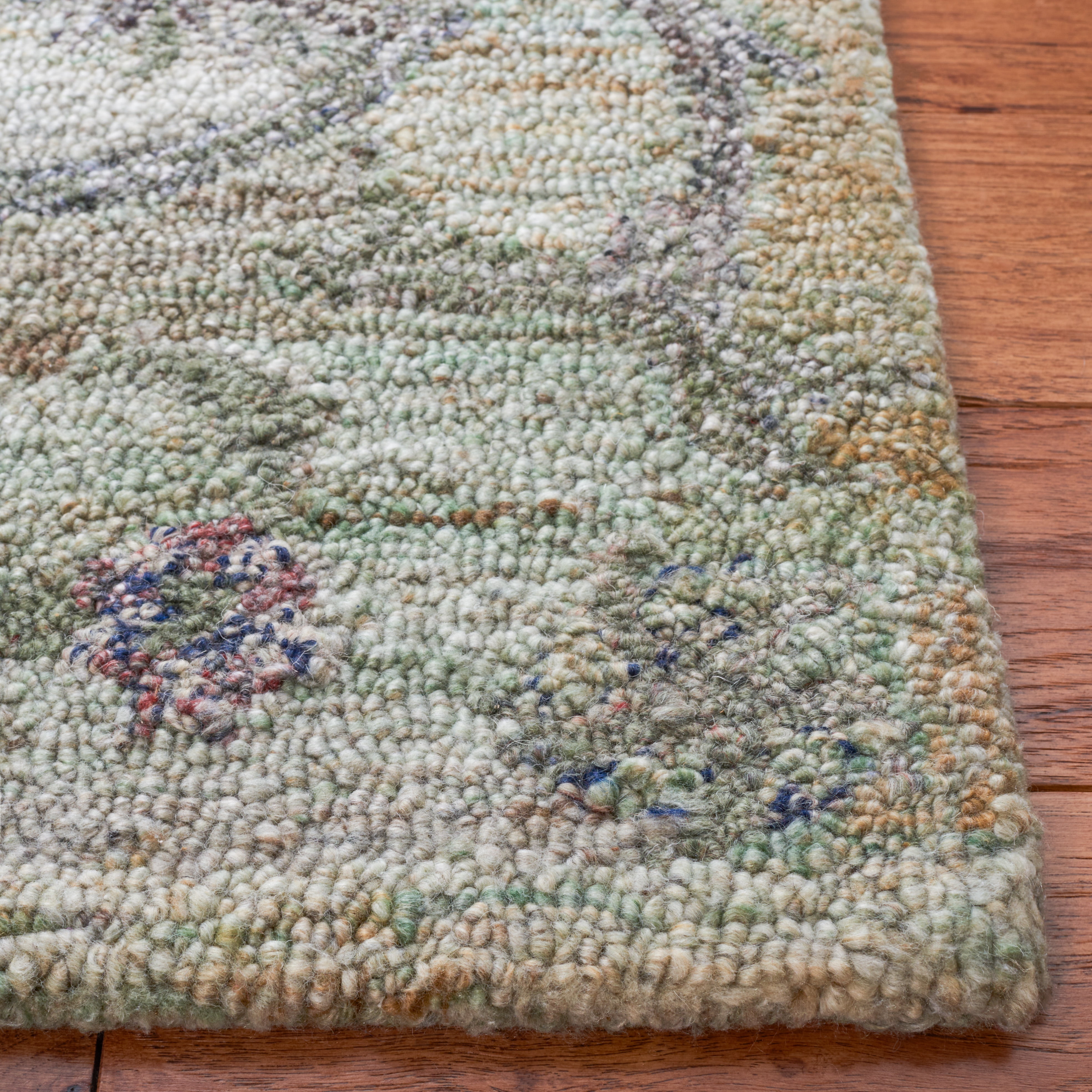SAFAVIEH Anatolia Jamaar Floral Area Rug, Sage/Beige, 2' x 3'