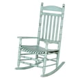 thumbnail image 1 of Hinkle Riverside Round Post Slat Back Wood Patio Rocking Chair, 1 of 10